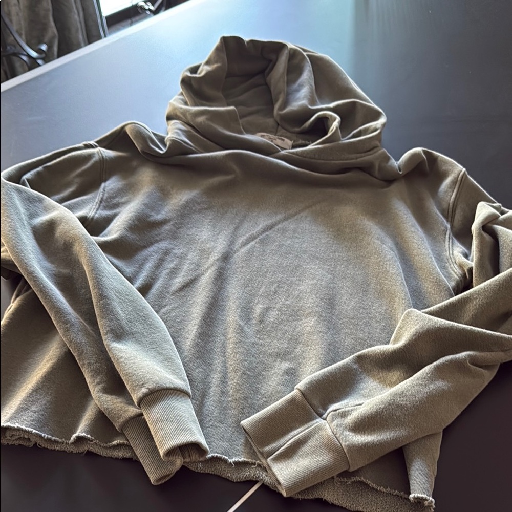 Perfectwhitetee Green hooded  Sweatshirt